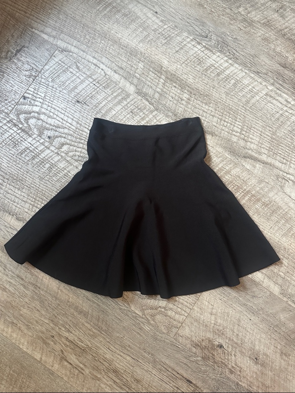BCBGMaxAzria Black Circle Skater Skirt